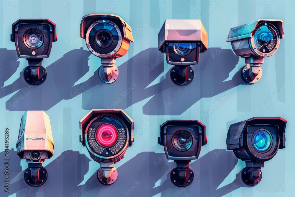 Aufkleber automated home security systems use vigilant surveillance designs and protective panels for effectiv