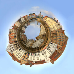 creative townscape european photograph circular 