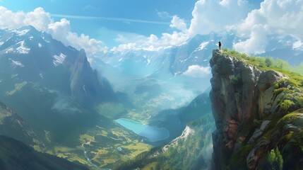 View from the top of mountain