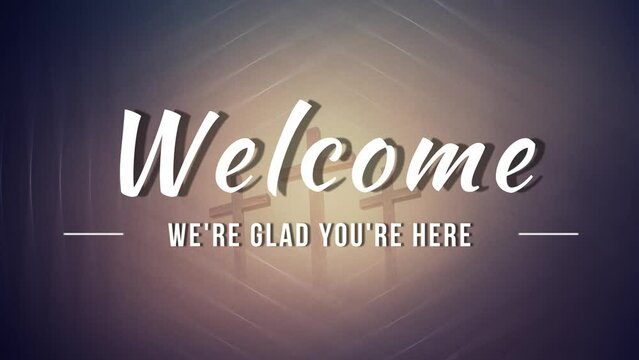 Welcome, we are glad you are here, crosses motion 