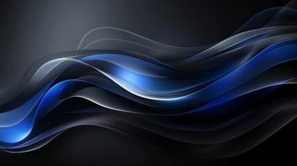 Blue and black abstract background.