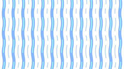 Abstract striped lines background with blue lines waving pattern design textured white background