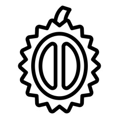 Durian fruit icon