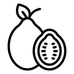 Guava fruit icon