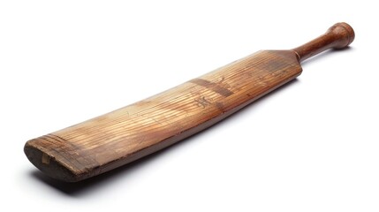 Cricket bat isolated on white background