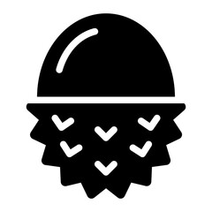 Fototapeta premium Lychee fruit icon