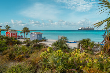 Half moon cay Bahamas private island Caribbean