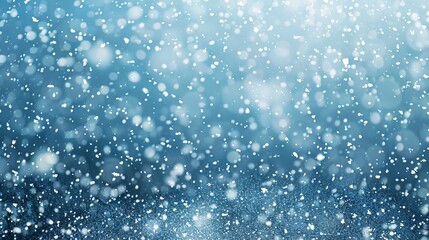 Fototapeta premium Snowfall concept background