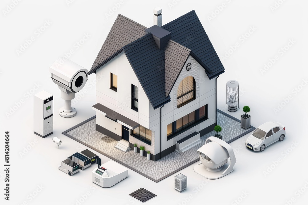 Aufkleber advanced ip networking in private home networks secures seniors with quick connectivity cameras, saf