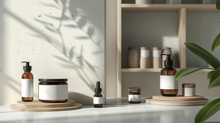 Green Glamour: High-Resolution Mockups for Eco-Conscious Cosmetic Packaging