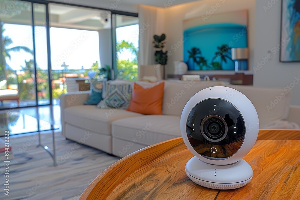 Poster wireless software in home security systems supports intrusion safeguarding, integrating cameras with