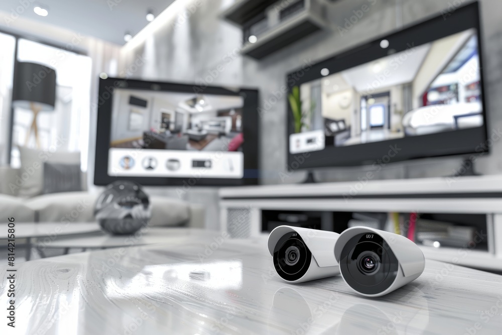 Poster threat detection in sensor alarms integrates controls and camcorders, focusing on electronic buildin