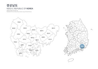 south korea province png map. republic of korea map. 