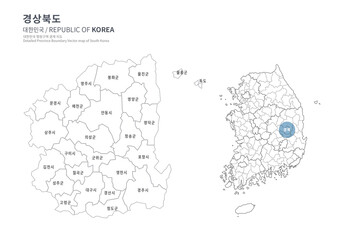 south korea province png map. republic of korea map. 