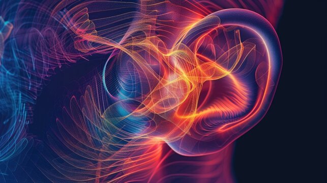 Sound speaker and structure of the human ear