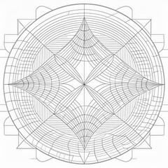 Obraz premium black and white pattern