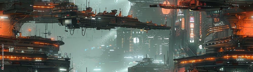 Poster capture the clash of futuristic robots and bleak dystopian settings with dynamic long shots imagine 