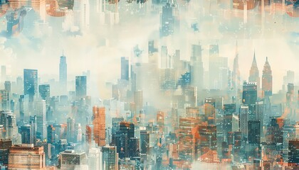 Immerse viewers in a birds-eye view of a futuristic metropolis