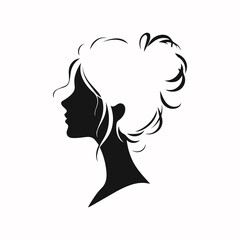 Delicate and glamorous woman logo