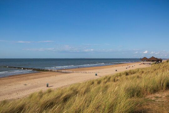 Strand von Cadzand in Holland