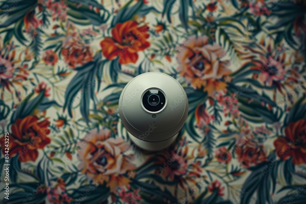 Poster advanced security technology with cctv and security cameras ensures secure living through cutting-ed