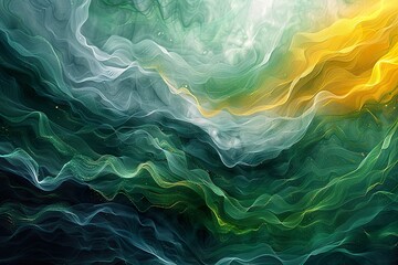 green yellow black abstract background - Powered by Adobe