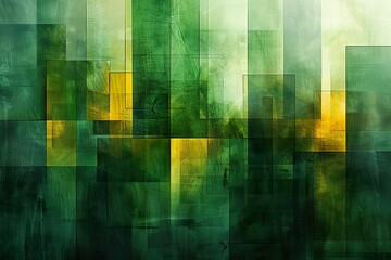 green yellow black abstract geometric presentation