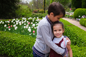 Young Brother and Sister