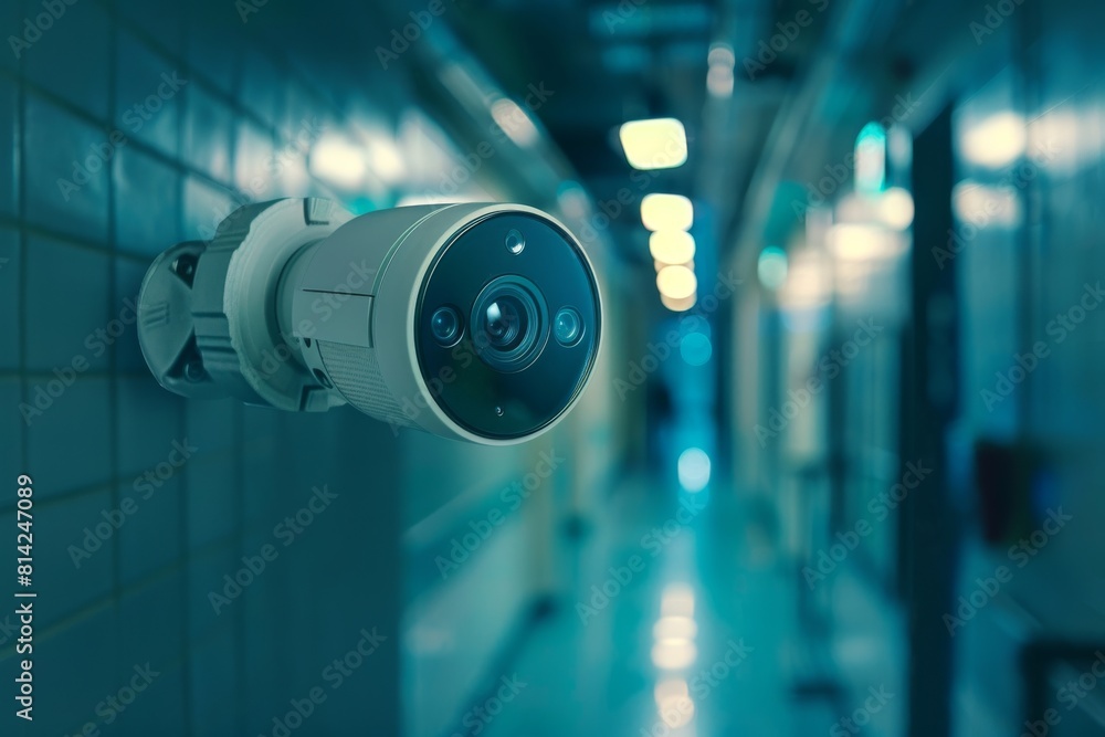 Poster secure living solutions in urban areas employ cctv surveillance to monitor behavioral anomalies and 