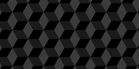 	
Vector Minimal cubes geometric tile and mosaic wall grid backdrop hexagon technology wallpaper background. black and gray block cube structure backdrop grid triangle texture vintage design.