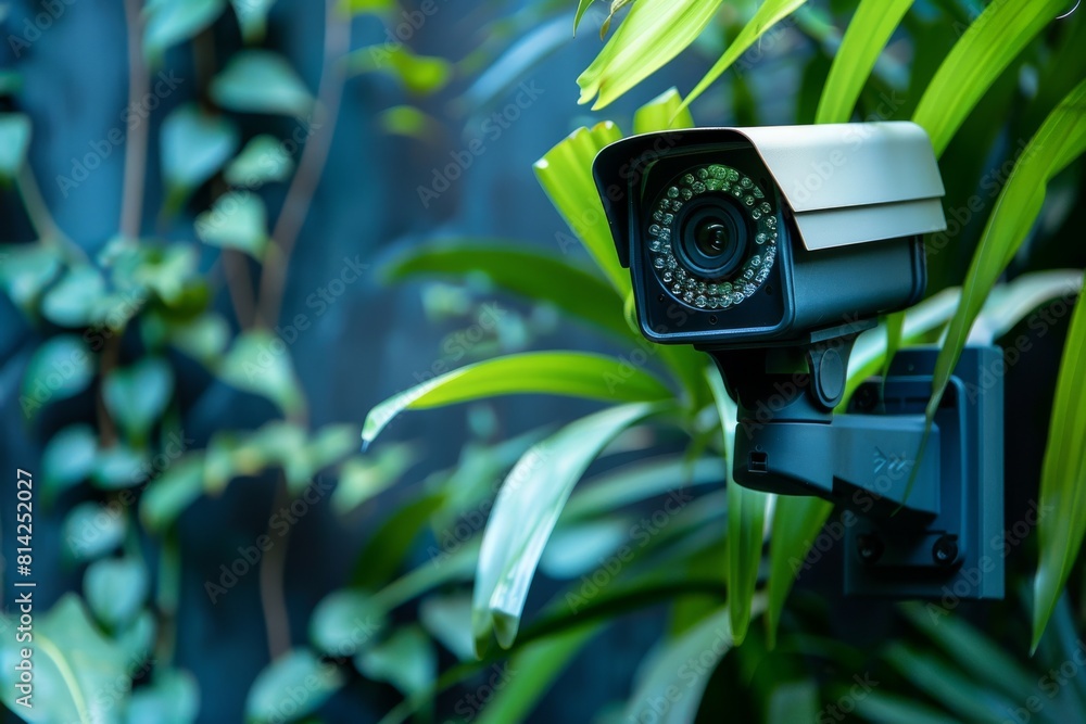 Aufkleber protective fencing and surveillance planning enhanced by 5g wi-fi routers with geographical limits e