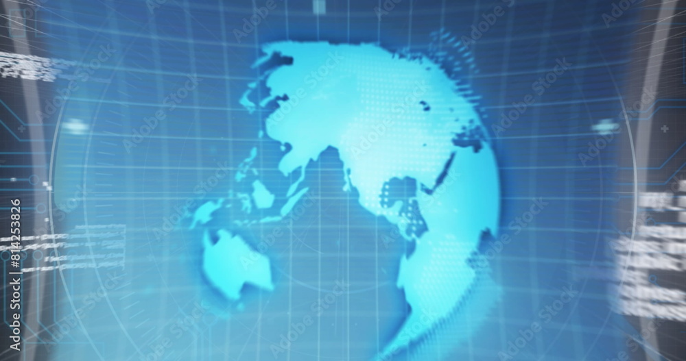 Poster image of 6g text over round scanner against data processing and microprocessor connections