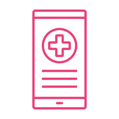 Fototapeta premium Medical App Icon
