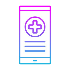 Obraz premium Medical App Icon