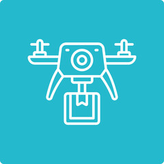 Drone Delivery Icon