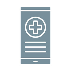 Obraz premium Medical App Icon