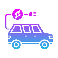 Electric Car Icon