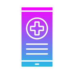 Obraz premium Medical App Icon
