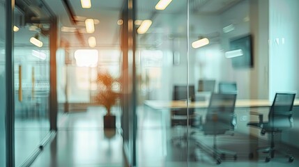 Fototapeta premium background of a light modern office
