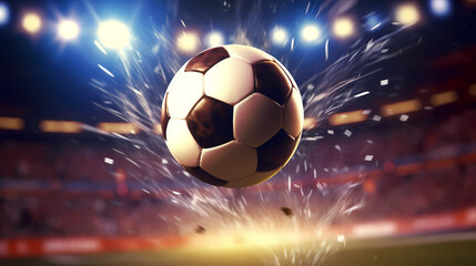 Naklejka premium Sport football illustration