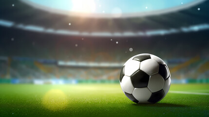 Naklejka premium Sport football illustration