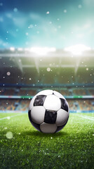Naklejka premium Sport football illustration