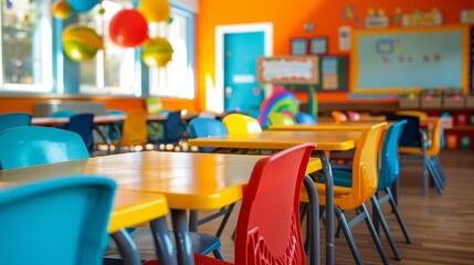 A classroom where students use personalized learning algorithms to adapt the curriculum to their individual learning styles