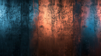 Rustic Gradient Background, Blue and Orange Tones, Grungy Texture, Versatile Use


