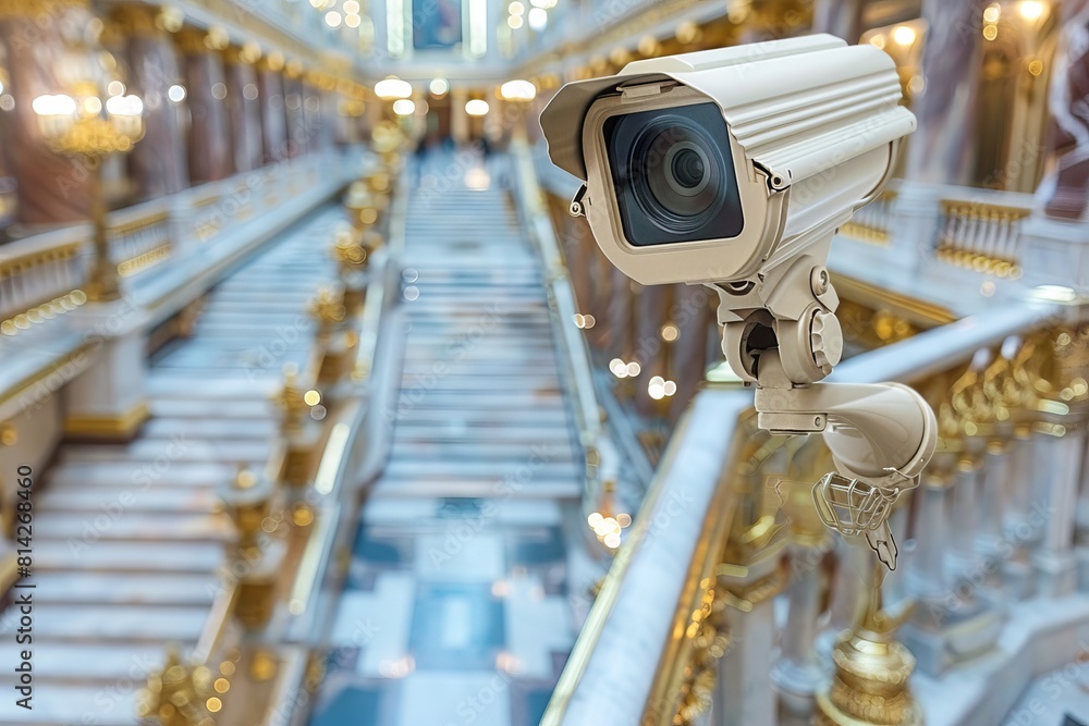 Poster smart home security systems utilize efficient switches and security alerts, safeguarding environment