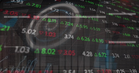 Image of scope scanning and financial data processing