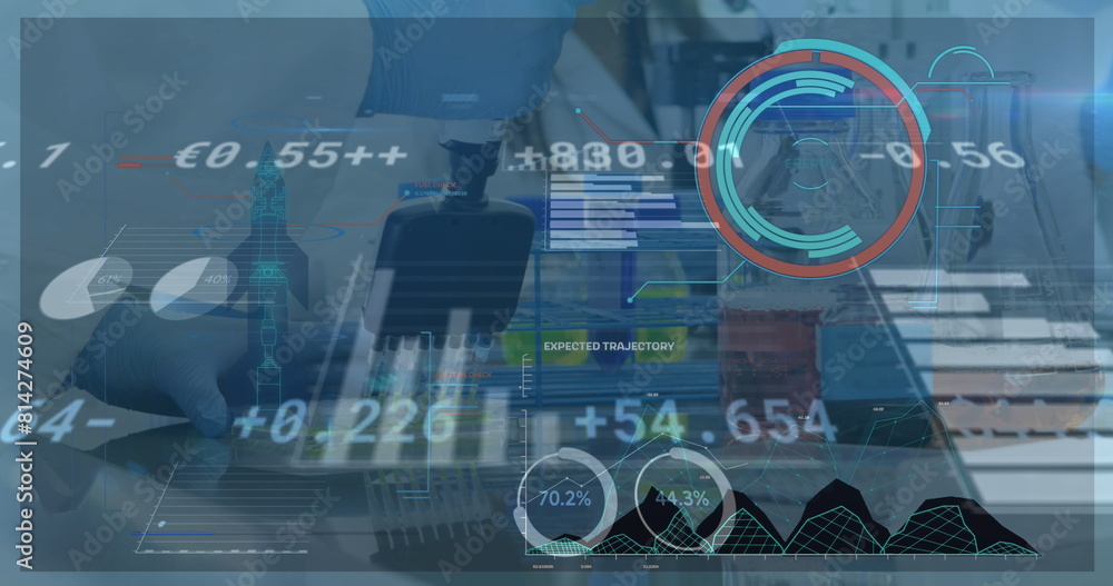 Poster image of scientific data processing and statistics