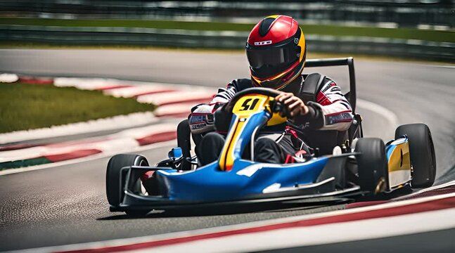 l'aventure de karting &agrave; plein r&eacute;gime d'un homme