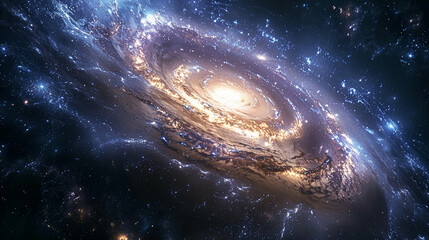 Celestial Composition of a Majestic Galaxy