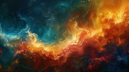 Celestial Abstract Capturing Cosmic Wonders in Stunning Art &ndash; A Journey Through the Beauty of the Universe with Mesmerizing Space-Inspired Designs and Ethereal Cosmic Imagery